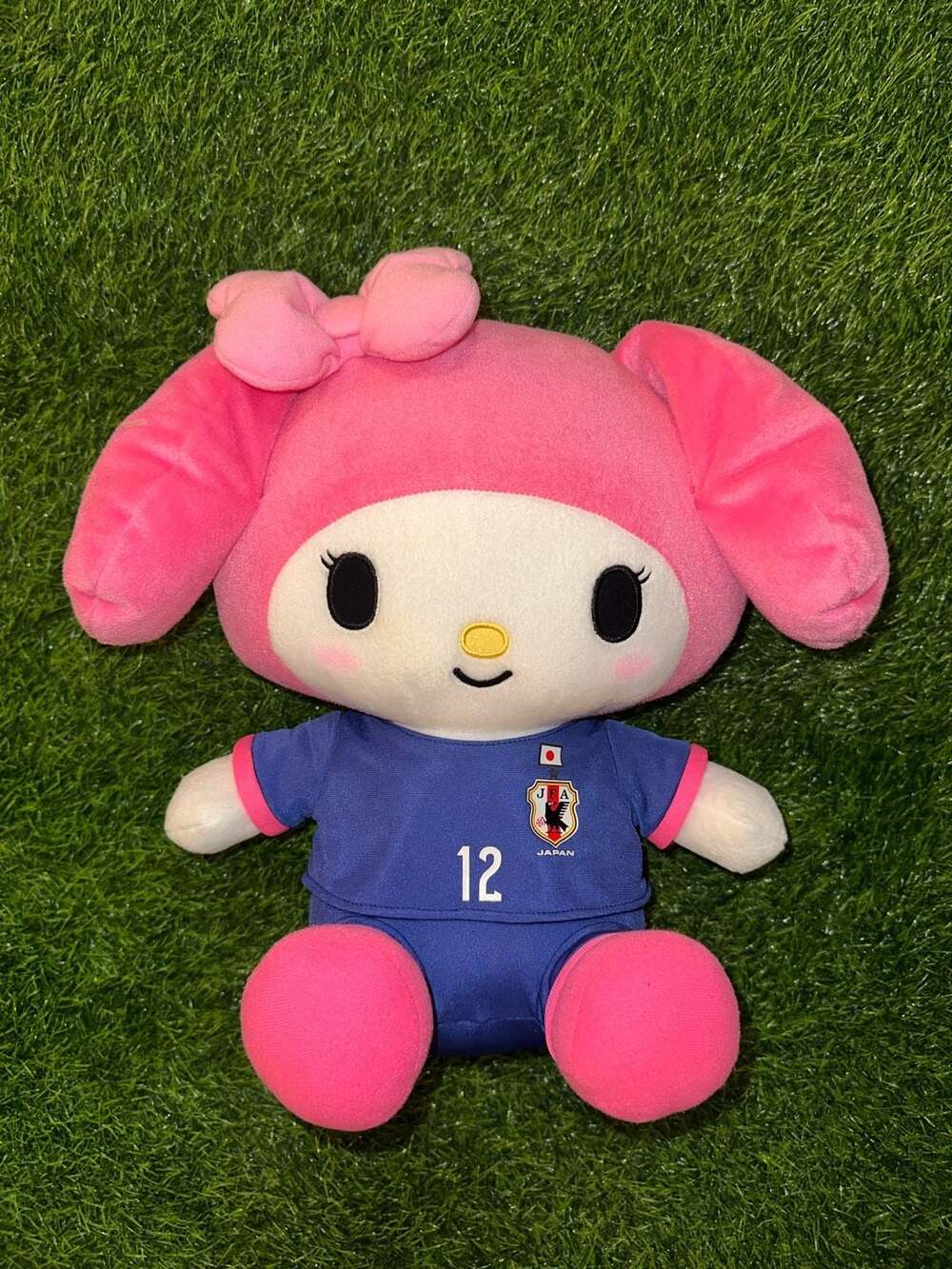 Sanrio My Melody Japan National Football Team JFA Nadeshiko Jersey Plush Number